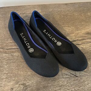 Rothy’s black flats 7